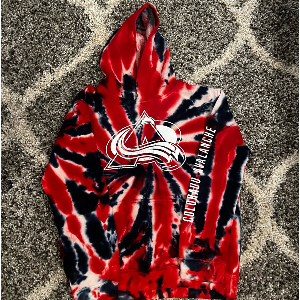 CO Avalanche hooded sweatshirt tie dye